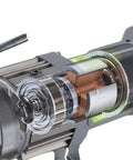 Cutaway view of AOXHUGB Portable Electric Hydraulic Rebar Bender Steel Bar Bending Machine power core components and design details.