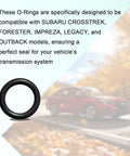 Subaru CVT Transmission Control Valve O Ring Seals 5 Pack 806912200 Premium EPDM Rubber Seals For Transmission Fluid Heat Wear Resistance Long Lasting Durability Helps Prevent Leaks, black O-ring