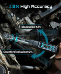 3/8-Inch Drive Digital Torque Wrench With LCD Display, Real-Time And Peak Modes, 0 To 220 Nm, used in car maintenance
