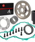 Flywheel Puller And Starter Clutch Kit With 72T One Way Bearing Idler Gear And Gasket For Polaris Predator And Outlaw 500 2003 To 2007