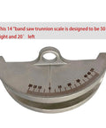 316 Stainless Steel 14 Inch Bandsaw Trunnions With Degree Scale For Most 14 Inch Wood Band Saws Replacement For JWBS-14 LBS-60 2 Pack