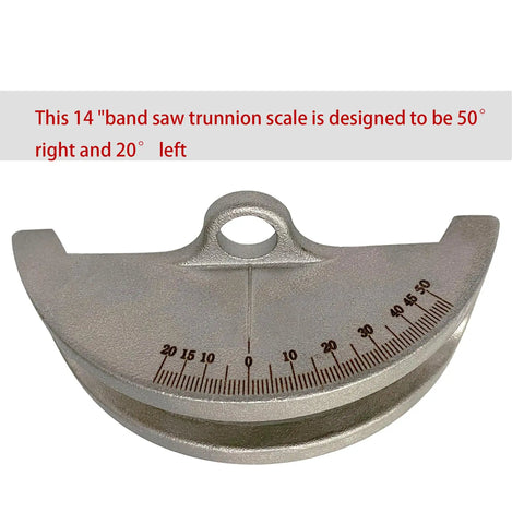 316 Stainless Steel 14 Inch Bandsaw Trunnions With Degree Scale For Most 14 Inch Wood Band Saws Replacement For JWBS-14 LBS-60 2 Pack