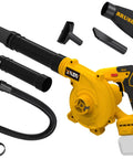 Cordless Leaf Blower And Vacuum Compatible With 20V Max Batteries Not Included Brushless Motor Delivers Six Variable Speeds Up To 180 MPH