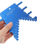 Table Saw Setup Blocks And Depth Gauge Aluminum Alloy Woodworking Small Square For Blade Height And Cutter Depth Crosscut Sled Guide