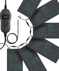 Six Pack 30W Seedling Heating Mats 10 By 20.75 Inches With Digital Thermostat Controller for seed starting and greenhouse use