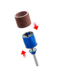 EZ SpeedClic Sanding Bands And Mandrel Set With Two 13 Mm Sanding Bands Grit 60 And 120 Plus One EZ SpeedClic Mandrel quick-change