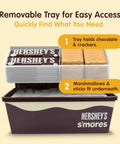 Smores Caddy Tray Organizer On The Go Station With Removable Tray And Carrying Handle For Picnics And Camping Keeps All Essentials Neat And Ready