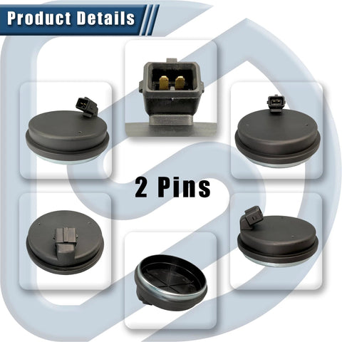 Rear Hub Bearing ABS Speed Sensor 2 Pack Plug And Play Direct Fit For Hyundai Sonata Tucson Veloster Kia Optima Sportage Cadenza