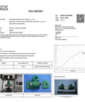 Test report for Beefy 10000 Lb Heavy Duty Swing Hanger Set with images of tensile test samples and graph