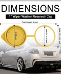 Windshield Washer Fluid Cap Replacement Direct Fit OEM 86615FJ000 For Subaru Crosstrek Forester Impreza WRX STI dimensions