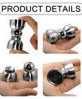 Stainless Steel Magnetic Door Stopper Set 2 Pack Heavy Duty Door Holder Keeps Doors From Slamming Like A Boss Rust Proof SUS304