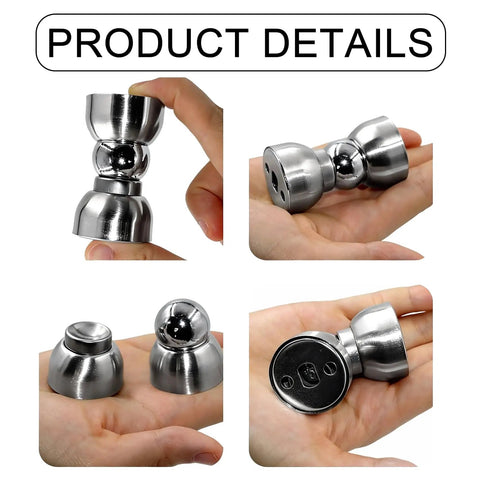 Stainless Steel Magnetic Door Stopper Set 2 Pack Heavy Duty Door Holder Keeps Doors From Slamming Like A Boss Rust Proof SUS304