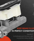 Brake Master Cylinder Replacement For Chevy GMC Cadillac And Dodge Vehicles Including Ram 1500 Escalade Tahoe Yukon Suburban
