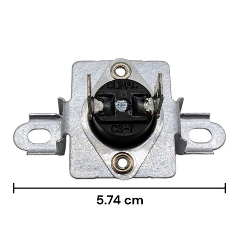 Genuine OEM Thermal Fuse For Dryers Drop In Replacement With Easy Install Silver Finish Reliable Overheat Protection