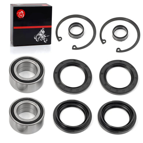 Beefed Up Front Wheel Bearings And Seals Kit For Foreman 400 450 500 Rincon Rubicon 650 680 ATV Models 1995 To 2014 TRX Codes