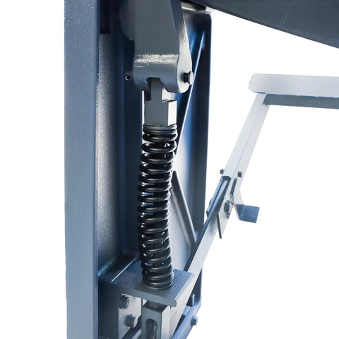 Heavy Duty 52 Inch Foot Stomp Shear For Sheet Metal Cutting With 16 Gauge Max Thickness Zero Hassle Foot Pedal Control Floor Standing Industrial Steel Workhorse Built Tough And Ready To Rock