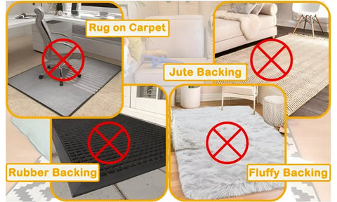 Anti Slip Rug Tape For Hardwood Floors And Tiles 16 Pack Double Sided Reusable Gripper For Area Rugs Non Slip Rug Pad That Prevents Sliding Curling And Bunching Easy Install Durable