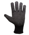 Heavy Duty Cotton Work Gloves For Adults Unisex Regular Size Large Black Case Pack 300 Pairs Durable 9oz Construction Built For Tough Jobs Strong Grip Comfort Fit And Hand Protection