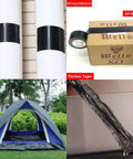 Heavy Duty Wide Duct Tape 3 Inch By 55 Yards Waterproof All Weather Industrial Strength Tape used on pipes, box, tent.