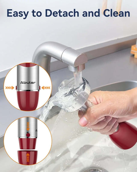 Game Changing 1000W Immersion Blender 5 In 1 Corded Stick Hand Blender With 12 Speed Settings Turbo Boost cleaning under water.
