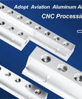 Heavy Duty T Type Aluminum Air Hose Inline Manifold Block Splitter For Standard And High Ventilation Pneumatic Systems 5 Way 7 Port Fitting