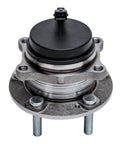Rear Wheel Bearing And Hub Assembly 2 Pack For Hyundai Santa Fe Santa Fe Sport Santa Fe XL Veracruz Sorento 5 Lug FWD ABS Compatible 2007 To 2020 Direct Fit OEM Grade Quality Long Lasting Great For DIYers And Pros shown front view