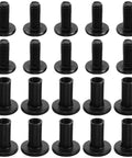 20 Piece Black Iron Socket Design Furniture Connectors Bolts And Nuts Kit For Solid, Secure Connections In Tables And Chairs Projects