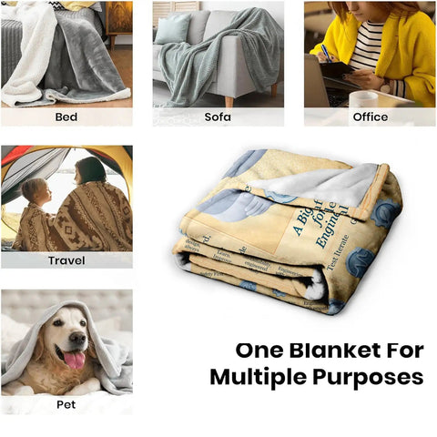 Dope Appreciation Blanket For Engineers 60x50 Flannel Throw With Retro Newspaper Blueprint And Circuit Heart Design