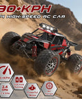 High Speed 30 KMH All Terrain RC Car 1 14 Scale Remote Control Truck With 2.4GHz Radio Dope Dual Rechargeable Batteries