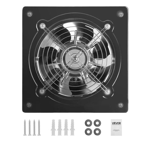Beefy 8 Inch Exhaust Fan With On Off Control, High Velocity Wall Mount Ventilation Fan Delivers 576 CFM At 55W, Portable Air Extractor