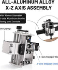 3 Axis Cnc Router Engraver Badly Crushing Wood And Acrylic Projects Delivers Slick Precision With A Roomy 430X390Mm Bed X-Z axis assembly with aluminum alloy construction.