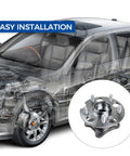 Rear AWD Wheel Bearing And Hub Assembly For Lexus RX330 RX350 RX400h Toyota Highlander And Venza 2004 Through 2016 5 Lug No ABS Replacement