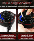 Universal EV Charger Retractable Cord Reel Pull Adjustment Knob for easy tension control and hassle-free cable management.