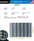 Rock Solid Four By Six Inch Steel Mending Plates For Wood Framing 19 Gauge Heavy Duty Steel Hot Dipped Galvanized Finish specifications