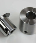 Bead Roller Tipping Dies For 7/8 Inch Or 22mm Shafts, Pro Grade Tool, shown in stainless steel material, for precise metal edge folds