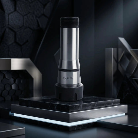 5C ER32 Collet Chuck Tool Holder With Spring Pincer Mandrel for Milling Machines, made from durable DN65 carbon steel