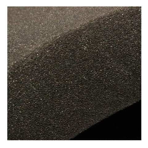 Close-up of Rock Solid High Density Upholstery Foam Sheet 2 Inch Thick 24 Inch Wide 72 Inch Long with textured surface.
