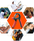 Adjustable Grip Strength Trainer With Easy Resistance Dial Hand Grip Strengthener for forearms, wrists, and fingers.