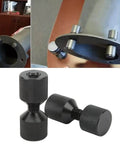 Diameter Alignment Pin With Flange And Two Hole Design, Heavy Duty Stainless Steel Threaded Rod Construction For Precise Positioning