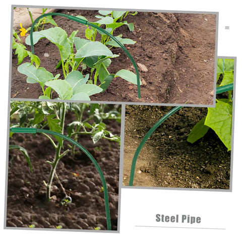 Arch Shaped Greenhouse Frame Kit With Plant Support Rack For Shade Net And Insulation Film, Washable And Reusable, Folds Flat For Easy Storage, Keeps Your Greens Safe From Frost, Birds, And Harsh Sunlight