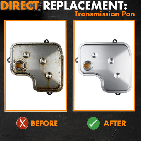 Comparison of old and new 6R140 Transmission Filter Kit BC3Z7A098B For Ford Power Stroke 6.7L Diesel Trucks And Vans 2011 To 2019.