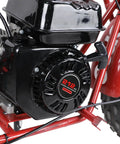 Pull Start Recoil Starter Assembly for Predator 212cc 196cc engine attached to a mini bike frame