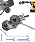 Upgraded Electric Drill Sheet Metal Cutter Attachment Professional Metal Nibbler Tool With Adapter for use with steel sheets and drills.