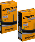 Cross 28 Butyl Cyclocross Bike Inner Tubes Pair For 700C Wheels 32-47c With 60mm Presta Valve Deep Rim Ready Lightweight 169g