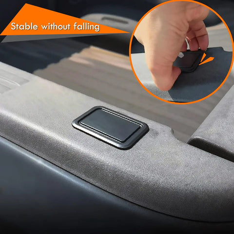 Close-up of Ram 1500 Stake Pocket Covers Set Of 2 For Dodge Ram 2019 2020 2021 2022 2023 2024 2025 2026, showing installation