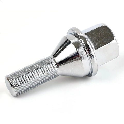 Premium Grade Wheel Studs Kit Perfect For Jeep Cherokee Renegade And Compass Models From 2014 To 2025 With Tough Durability And Secure Fitment To Keep Your Ride Safe On Roads. Chrome lug stud bolt, threaded steel wheel fastener