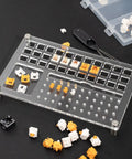 Two Layer Switch Lubrication Station For Mechanical Keyboards With Quick 33 Switch Lube Capability platform showing switches
