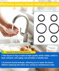 Rotating Spout Kitchen Faucet O Ring Kit Replacement Includes Two Sets Of Three O Rings One Set Ready To Use Plus Spare