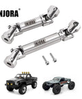 Premium Stainless Steel Center Drive Shafts For Hpi Venture 18 And Cr18p Rc Vehicles showcasing two shiny drive shafts and hardware.