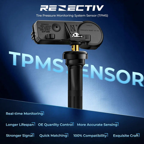 Preprogrammed 315MHz TPMS Tire Pressure Monitor Sensor Fits GM Cars shown with detailed design for precise tire monitoring.